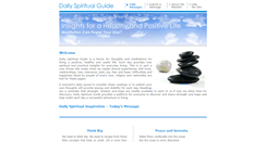 Desktop Screenshot of dailyspiritualguide.com